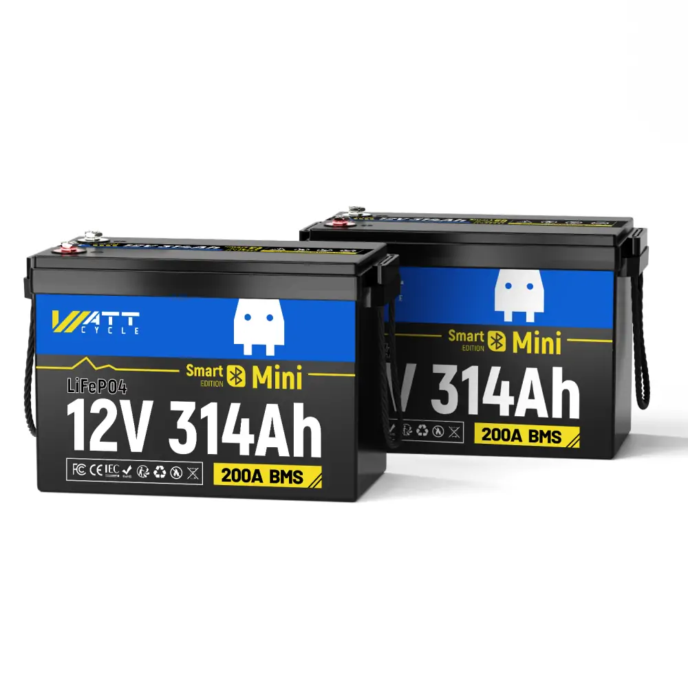 ⚡️Spring Sale: $479.99⚡️
WattCycle 12V 314Ah Mini Bluetooth Lithium Deep Cycle Battery - Image 12