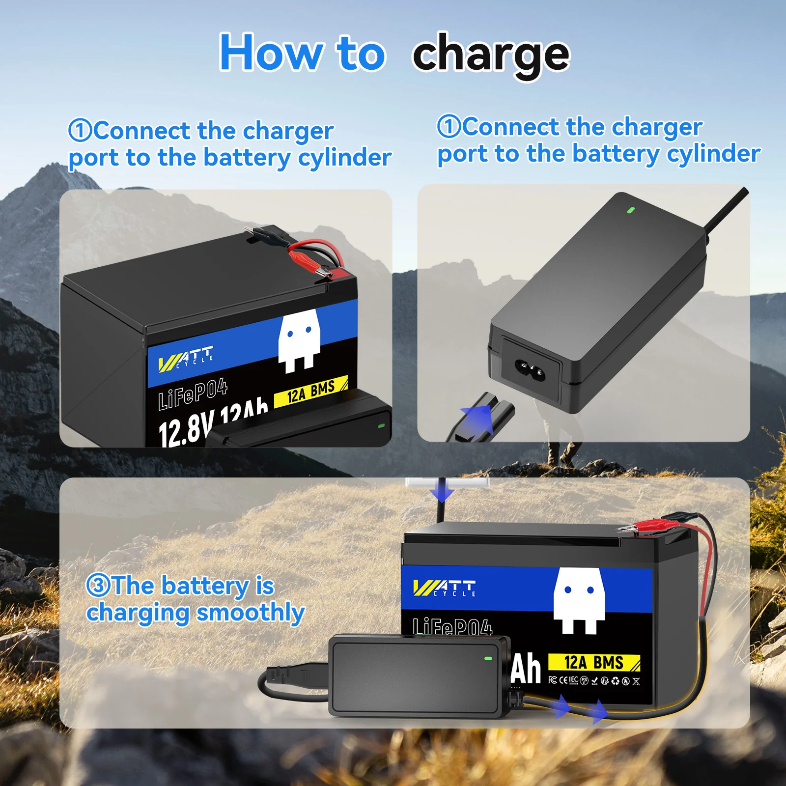 14.6V 5A Plastic Shell LiFePO4 Battery Charger - Image 8