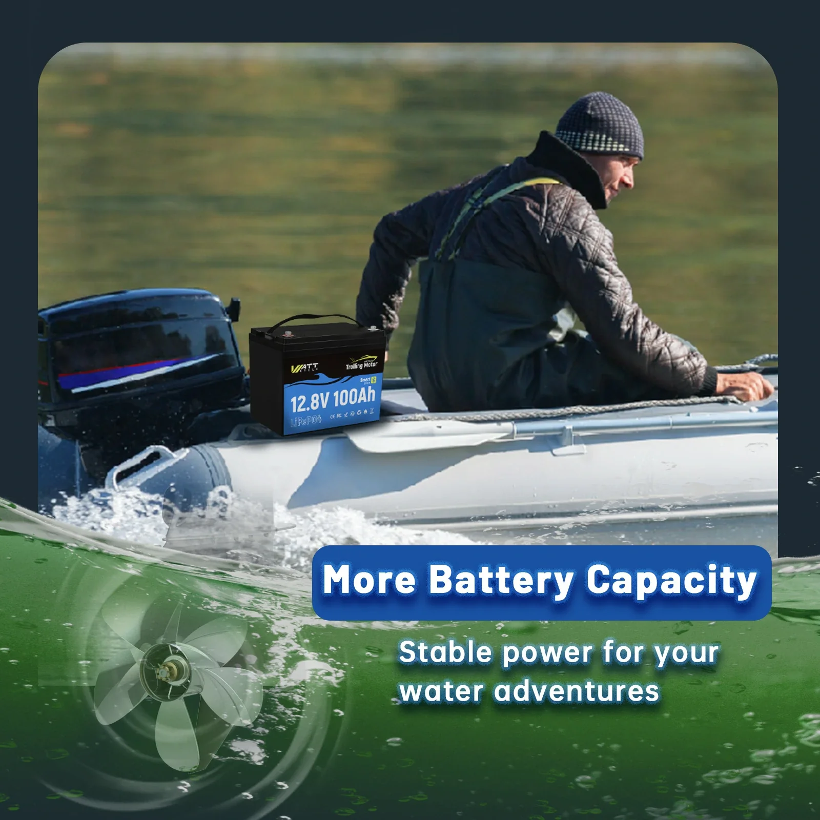 24V 100Ah LiFePO4 Battery for Trolling Motors Set - Image 12