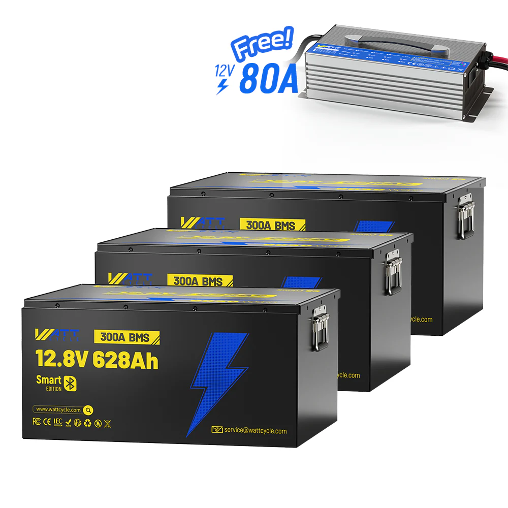 【Free 12V 80A Charger】36V 628Ah Ultra LiFePO4 Battery with Bluetooth
