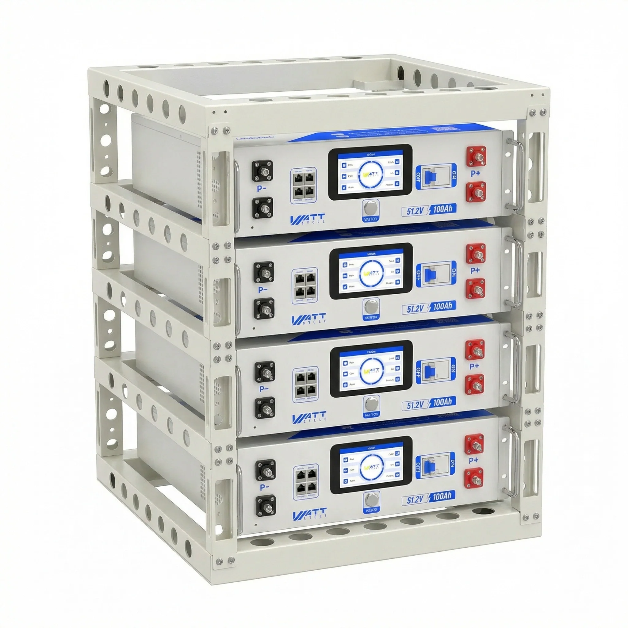 ⚡️Spring Sale: $789.99⚡️ WattCycle V2 48V 100Ah LiFePO₄ Rack Battery – Active Balancing, LCD, Bluetooth & Smart Comms - Image 12