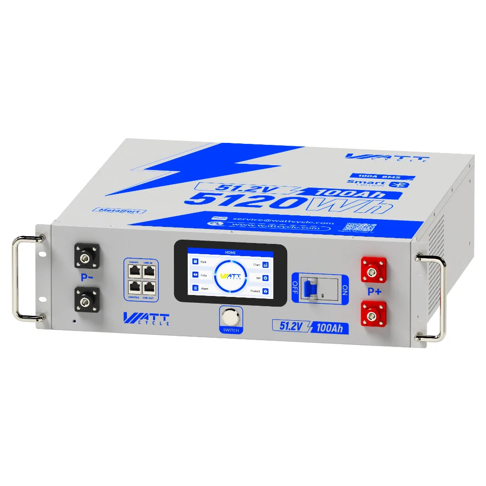 ⚡️Spring Sale: $789.99⚡️ WattCycle V2 48V 100Ah LiFePO₄ Rack Battery – Active Balancing, LCD, Bluetooth & Smart Comms - Image 9