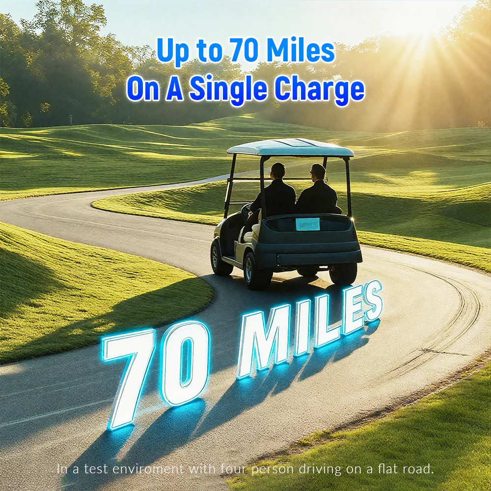 Wattcycle 48V 105Ah LiFePO₄ Lithium Golf Cart Battery – 250A BMS for High Torque & Hills, Bluetooth LiFePO₄ - Image 7