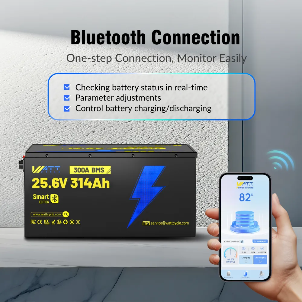 Wattcycle 24V 314Ah Ultra LiFePO₄ Battery with Bluetooth - Image 6