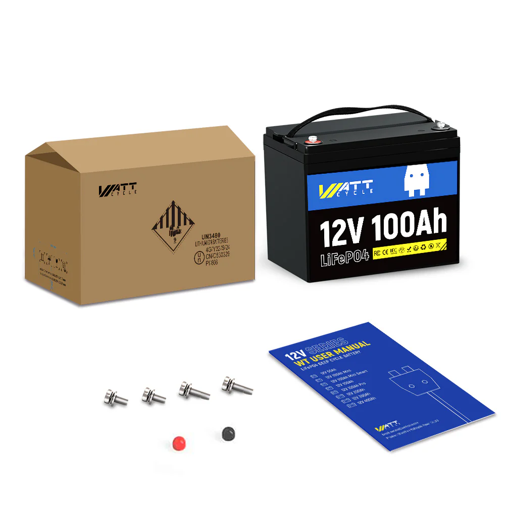Wattcycle 12V 100Ah Group 24 LiFePO4 Battery for RV Solar, Trolling Motor & Off Grid - Image 19