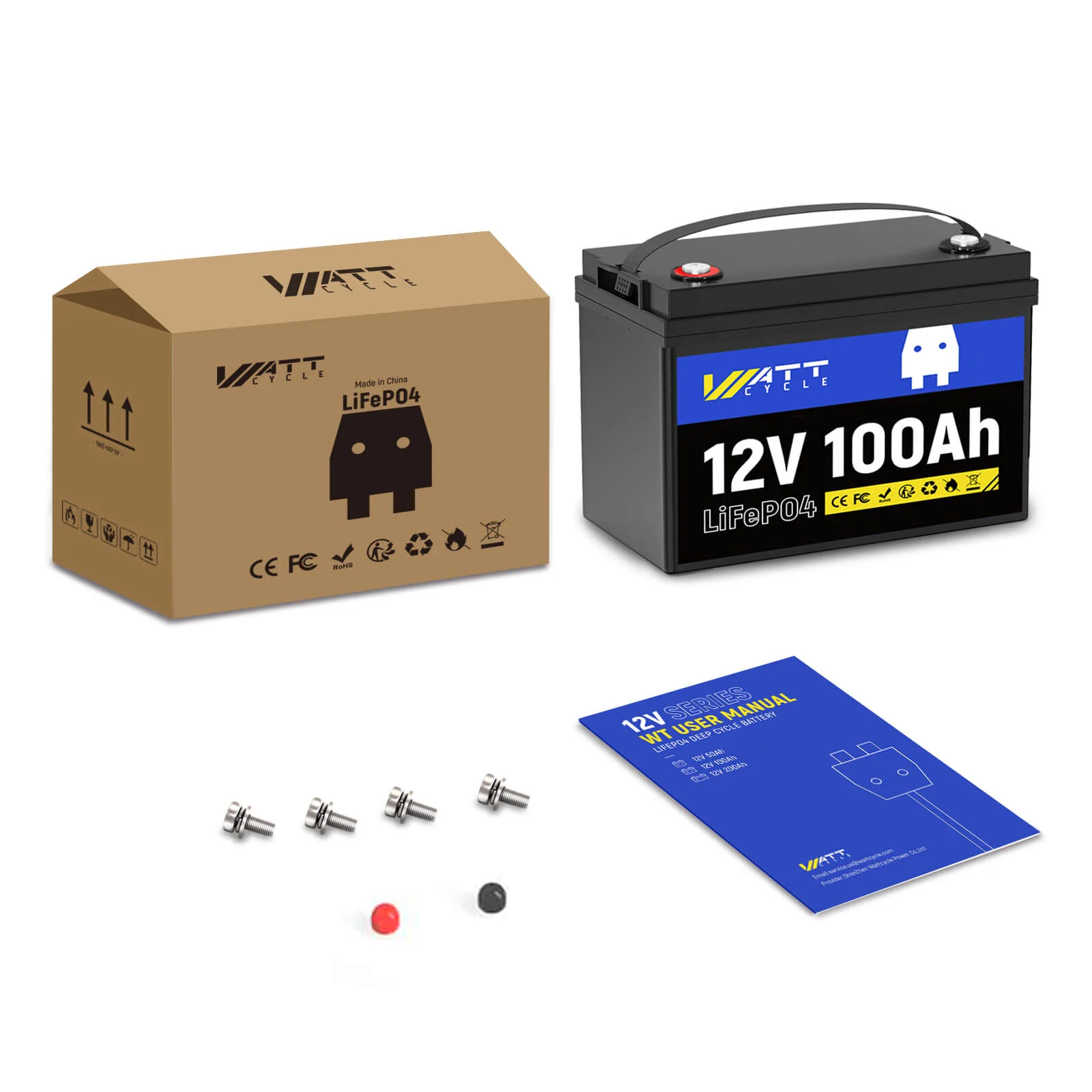 24V 100Ah Group 24 LiFePO4 Battery Set - Image 8