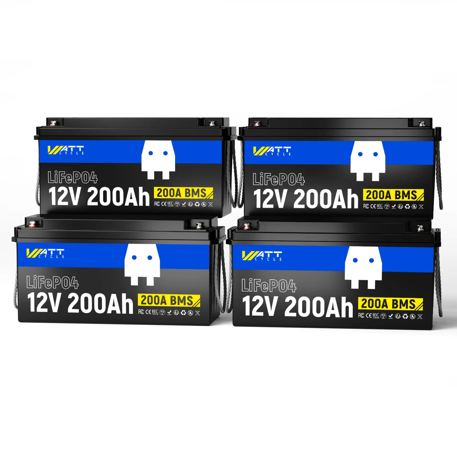⚡️Restocking soon⚡️ WattCycle 12V 200Ah LiFePO4 Deep Cycle Battery with Low Temp Protection - Image 12