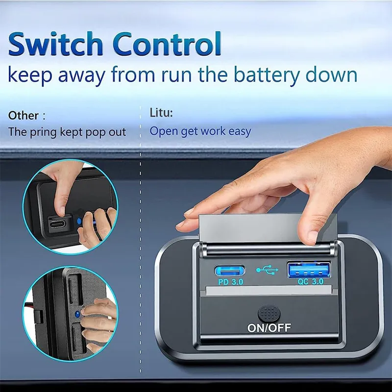 12V-24V QC3.0 Panel - Image 5
