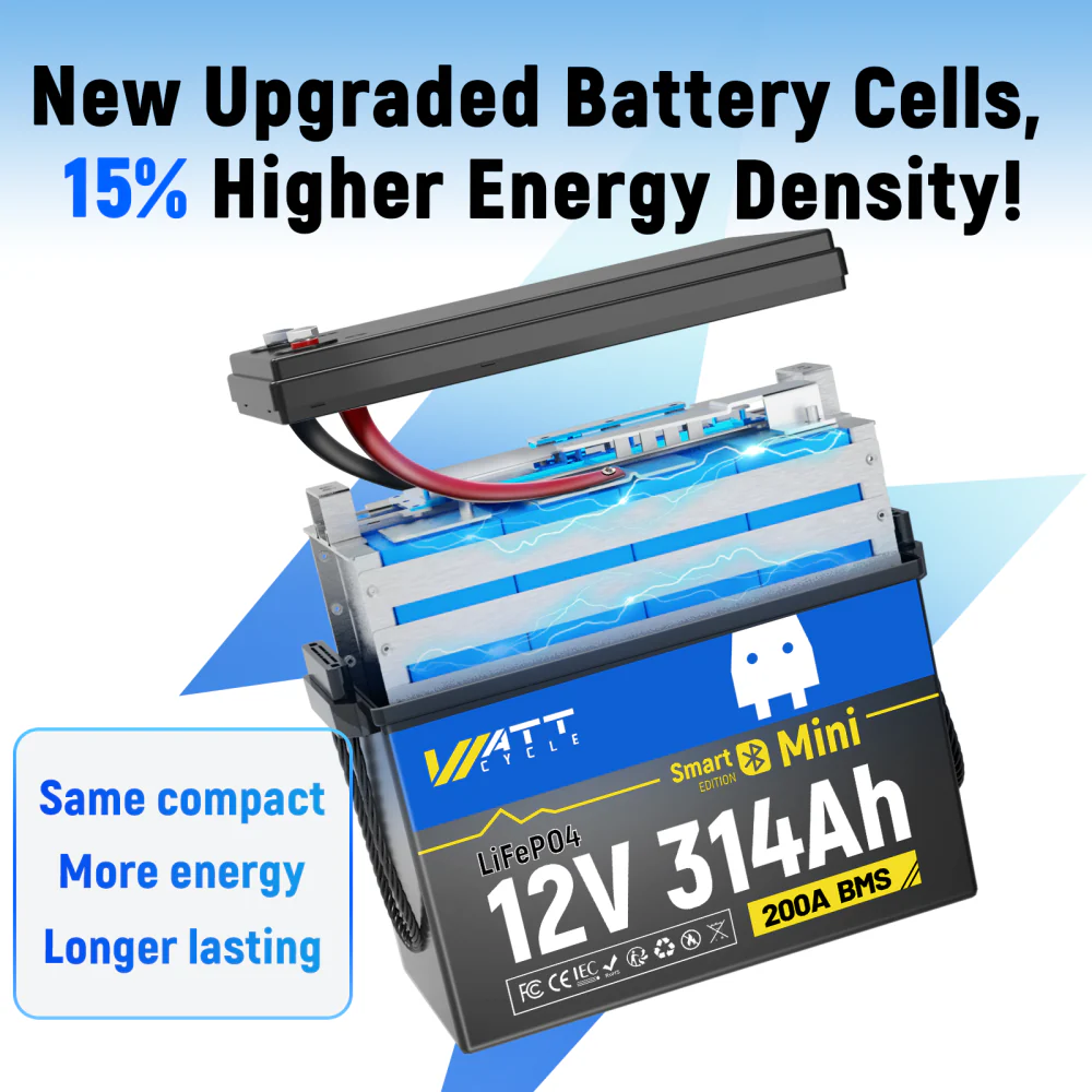 36V 314Ah LiFePO4 Battery with Bluetooth - Image 8