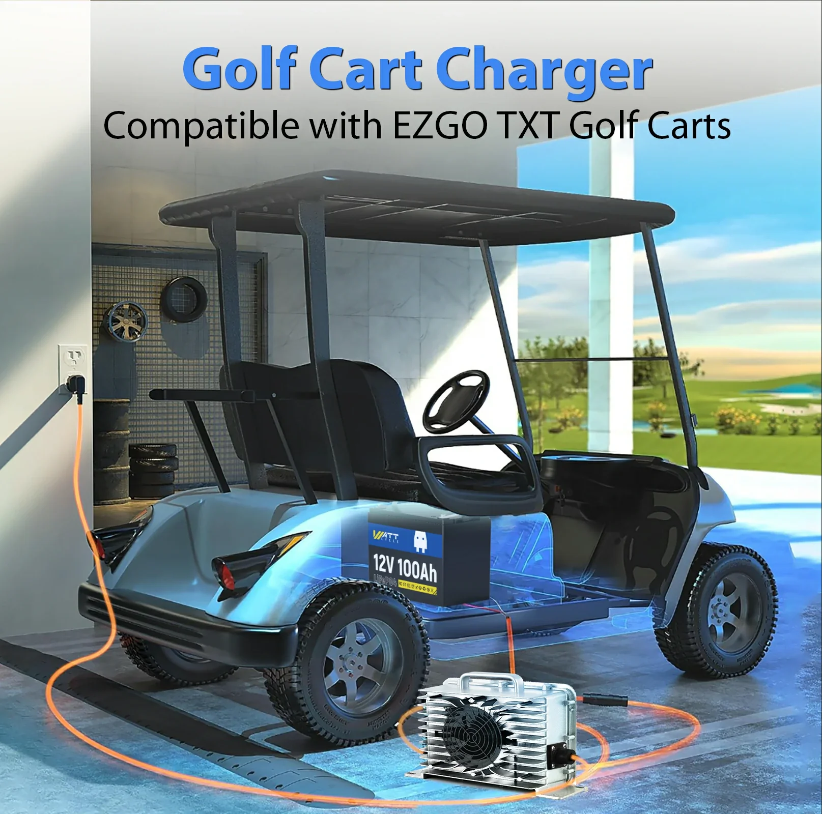 43.8V 18A Aluminum Shell LiFePO4 Battery Charger - Image 4