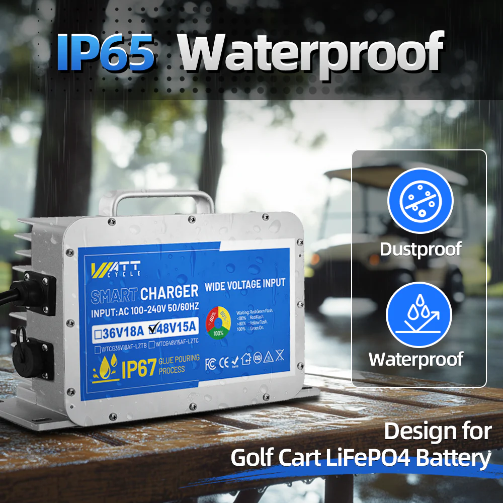 58.4V 15A Aluminum Shell LiFePO4 Battery Charger - Image 3