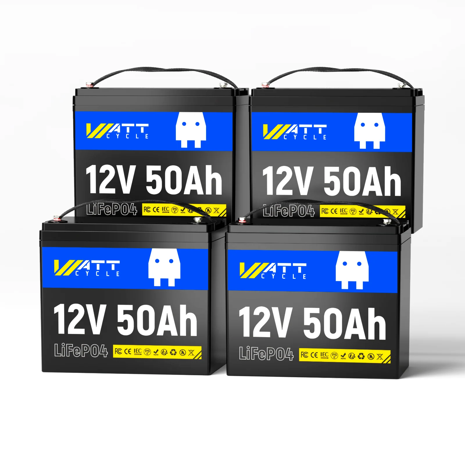 ⚡️Low Stock: $99.99⚡️ Wattcycle 12V 50Ah LiFePO4 Battery for Fish Finder, LiveScope & Kayak Fishing - Image 11
